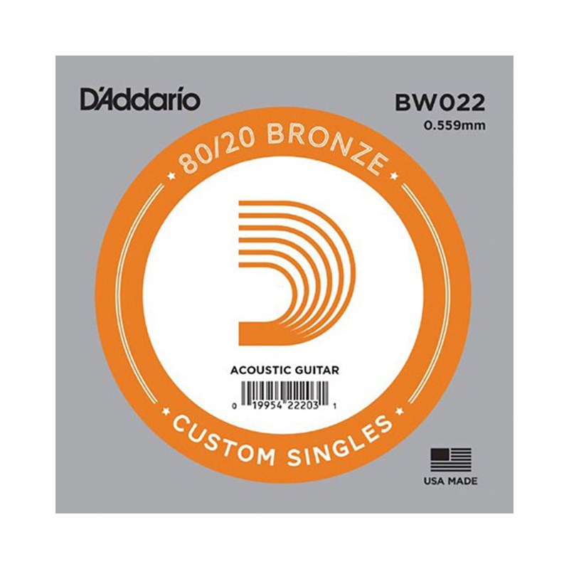D'Addario BW022 80/20 Bronze Guitar Strings
